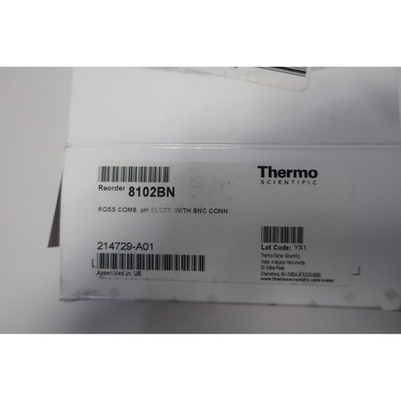 Thermo Scientific 214729-A01 Bnc Connection Ph Meter Electrode 8102BN